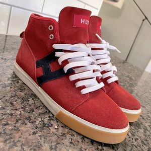 HUF high top skate shoe
